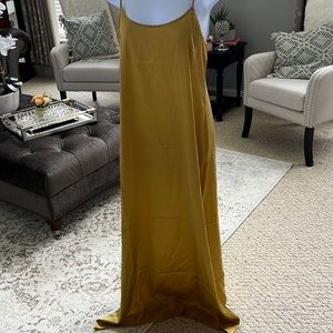 Skims silk long sleep slip